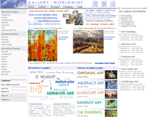 Tablet Screenshot of directory.gallery-worldwide.com